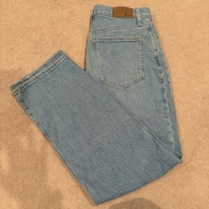 Madewell Women's Straight Leg Jeans - Light Blue